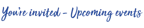 Newsletter headings Upcoming events